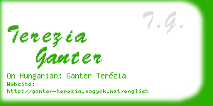 terezia ganter business card