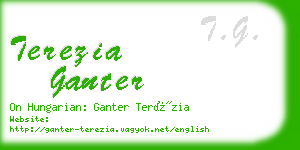 terezia ganter business card